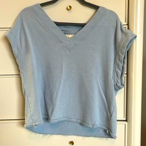 Maeve by Anthropology size M muscle tank short sleeve sweatshirt V neck